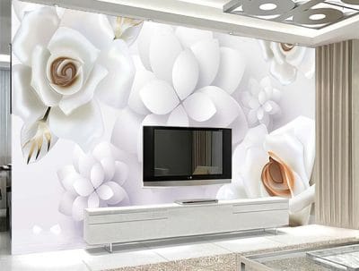 Фотошпалери Білі троянди