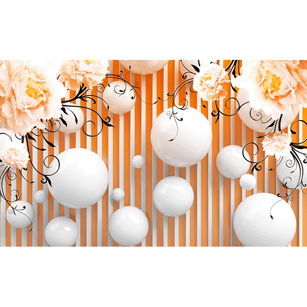 Фотошпалери Кулі та півонії - Зображення 4