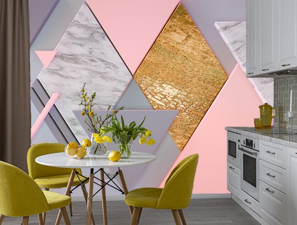 Фотошпалери 3D трикутники - Зображення 2