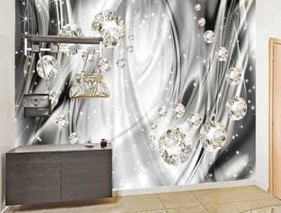 Фотошпалери 3D діаманти