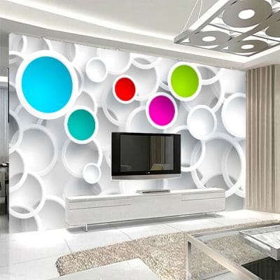 Фотошпалери Різнобарвні кола