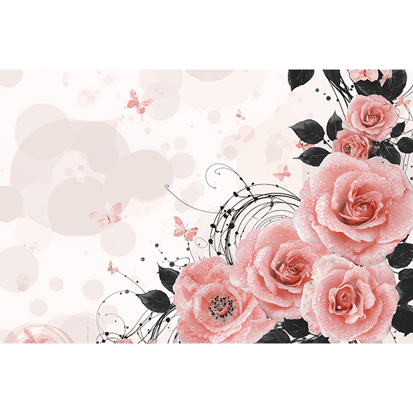 Фотошпалери Троянди 3d - Зображення 4