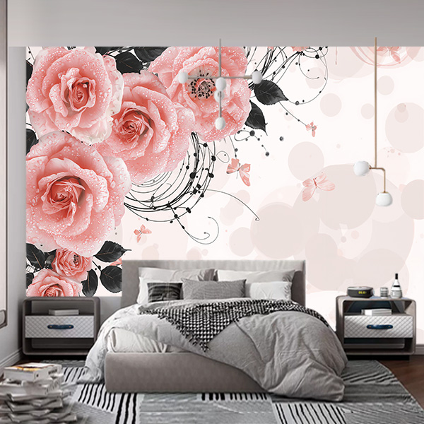 Фотошпалери Троянди 3d