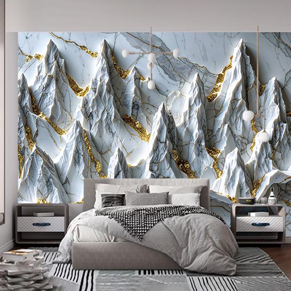 Фотошпалери Дизайн гори з мармуру